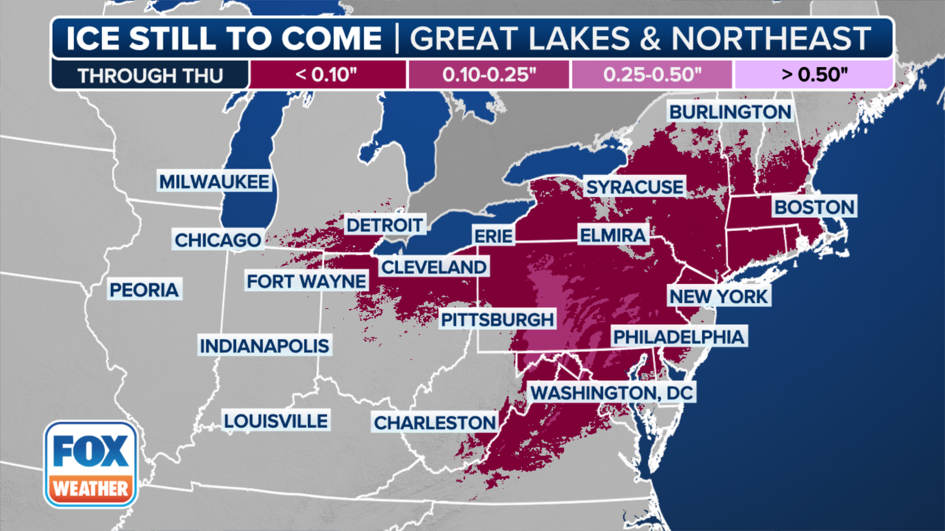 Dangerous Ice Storm Could Bring Widespread Impacts To Northeast